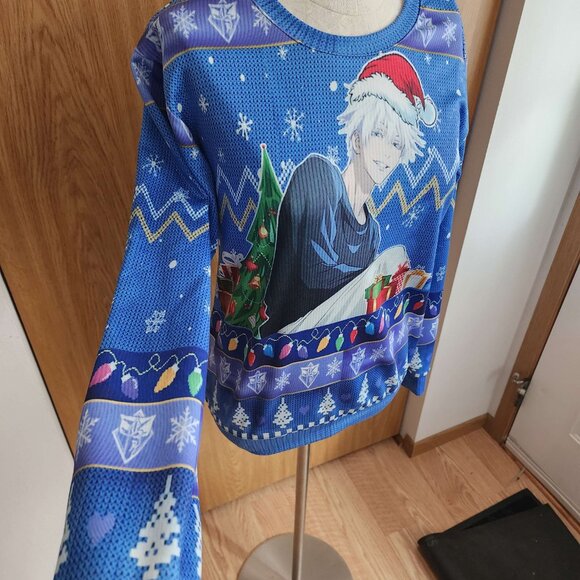 Jujutsu Kaisen Anime Satoru Gojo Ugly Sweater Jujutsu Kaisen Anime Sweater - Picture 4 of 7